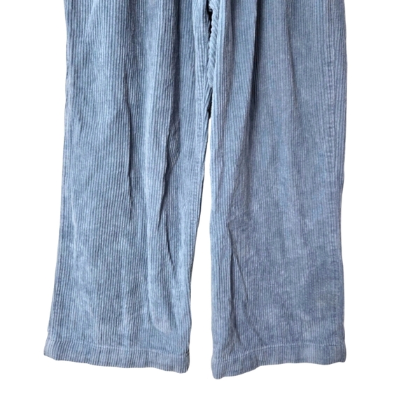 Reformation‎ Montauk Pleated Corduroy Pants Wide-leg Dusty Blue - Picture 9 of 16